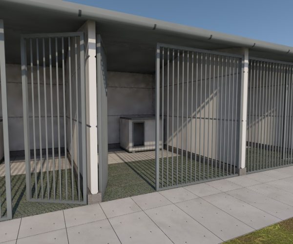 Könnyűszerkezetes kennel
